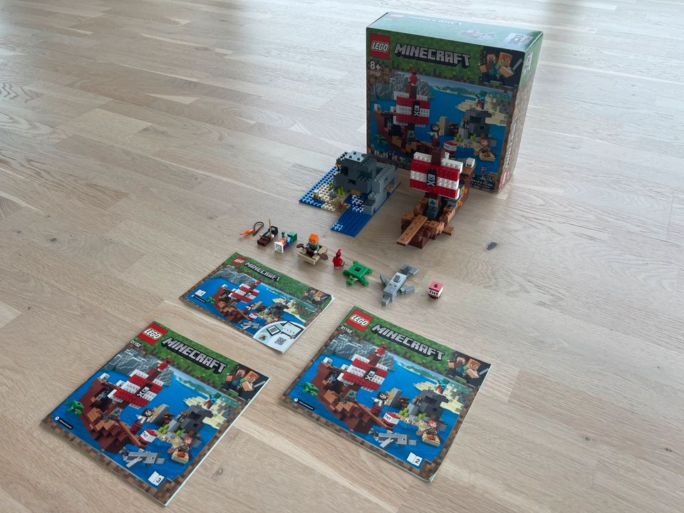 Set Lego Minecraft 21152 Piratenschiff in Nienhagen MV