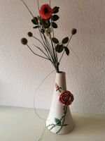 Keramik Vase Weiß Rose mit Blume Nordrhein-Westfalen - Geldern Vorschau