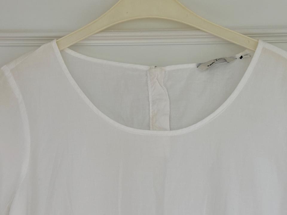 TOM TAILOR Bluse Hemd Blusenshirt weiß mit Stickerei Gr.M in Dreieich