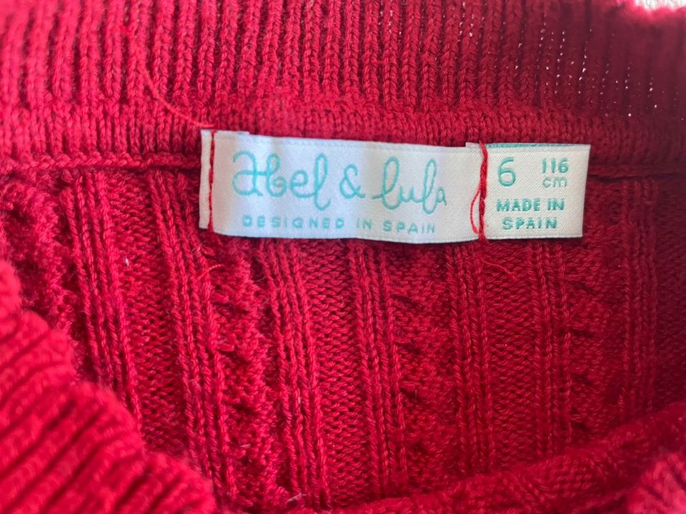 Roter Strickpullover Abel&Lula Größe 110/116 in Berlin