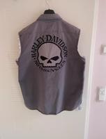 Harley Davidson Hemd Original Willi Skull  Größe L Anthrazit Saarland - Neunkirchen Vorschau
