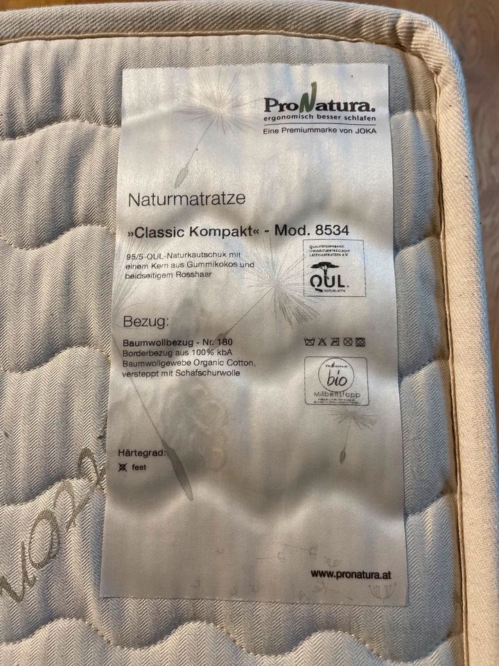 ProNatura Naturmatratze Classic Kompakt 90 x 200 in Wuppertal