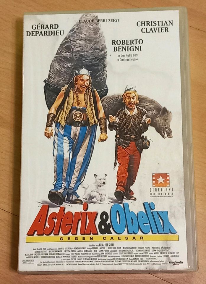 2 x Asterix / Obelix VHS Video in Nußloch