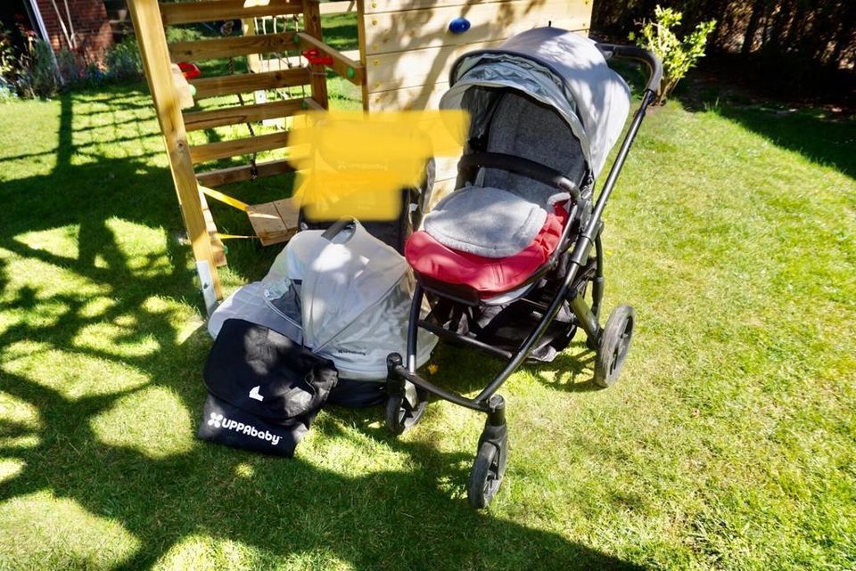 Uppababy Vista Kinderwagen Buggy Babbywanne Mückennetz Sportsitz in Hamburg