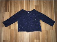 Bolero dunkelblau mit Pailletten Gr. 92 Nordrhein-Westfalen - Höxter Vorschau