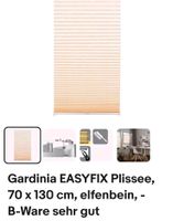 GARDINIA Easy Fix Plissee wNeu B70xL130cm beige UVP 39,95€ Leipzig - Grünau-Ost Vorschau