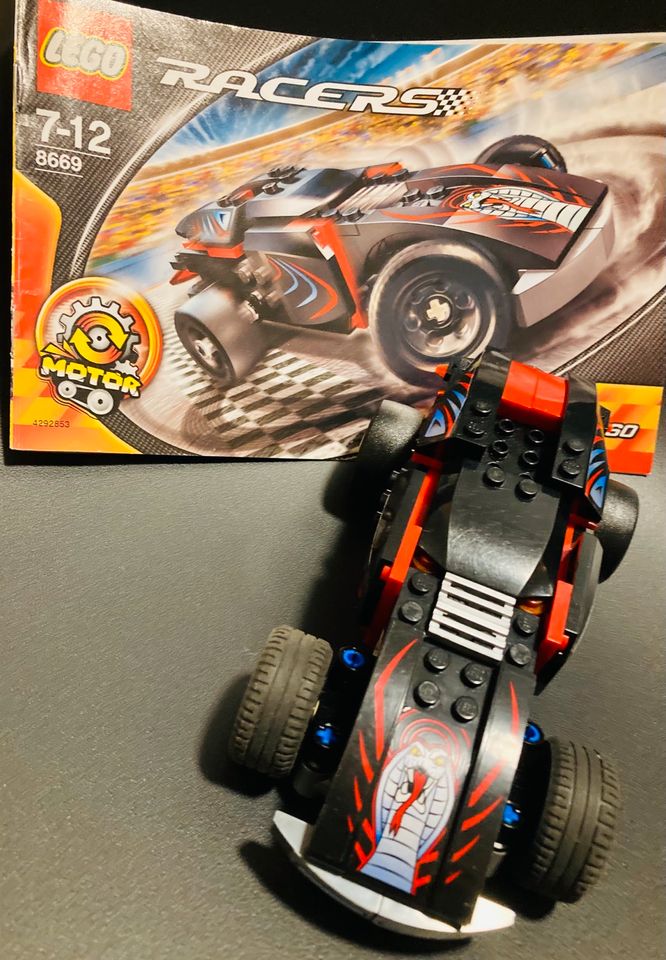 LEGO RACERS 8669 Fire Spinner 360 Rennwagen Rückziehmotor 7+ J. in Worms