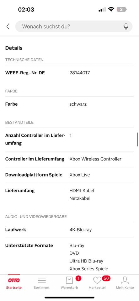 X box series X mit 2 Controller  1TB in Altenholz