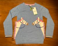 Joules Strickpullover hellblau mit Pferden Gr. 140 NEU Baden-Württemberg - Mannheim Vorschau