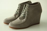 Zara Women neue Lederstiefelette zum schnüren grau Gr. 39 Bayern - Pullach im Isartal Vorschau