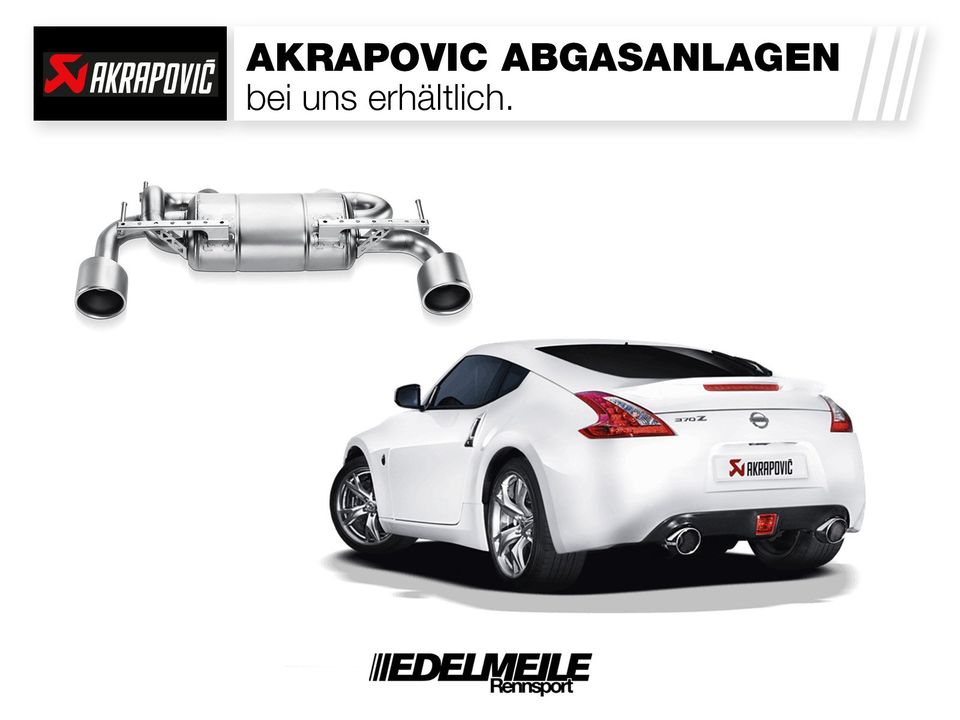 Akrapovic Slip-On Endschalldämpfer Nissan R35 GT-R / Nissan 370Z in Hessen  - Gießen | Tuning & Styling Anzeigen | eBay Kleinanzeigen ist jetzt  Kleinanzeigen