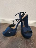 High Heel Sandalette - dark blue Niedersachsen - Braunschweig Vorschau