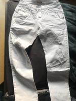 Tredy Hose Jeans 42 Damen weiß mit Rissen Hessen - Herborn Vorschau