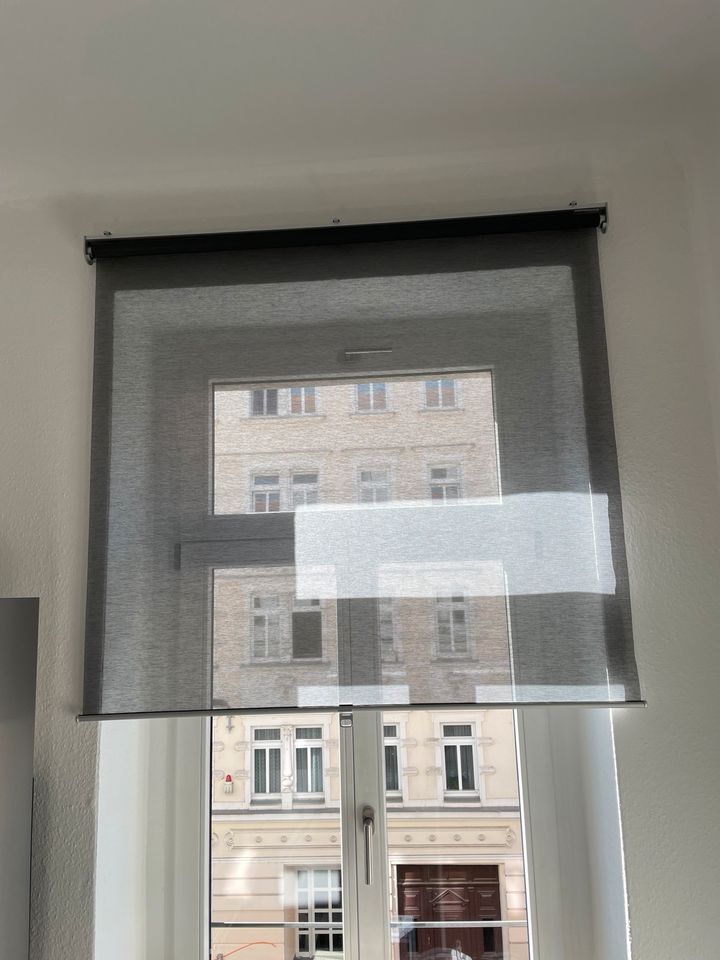 IKEA SKOGSKLÖVER Rollos Grau 2 x 120 cm in Leipzig