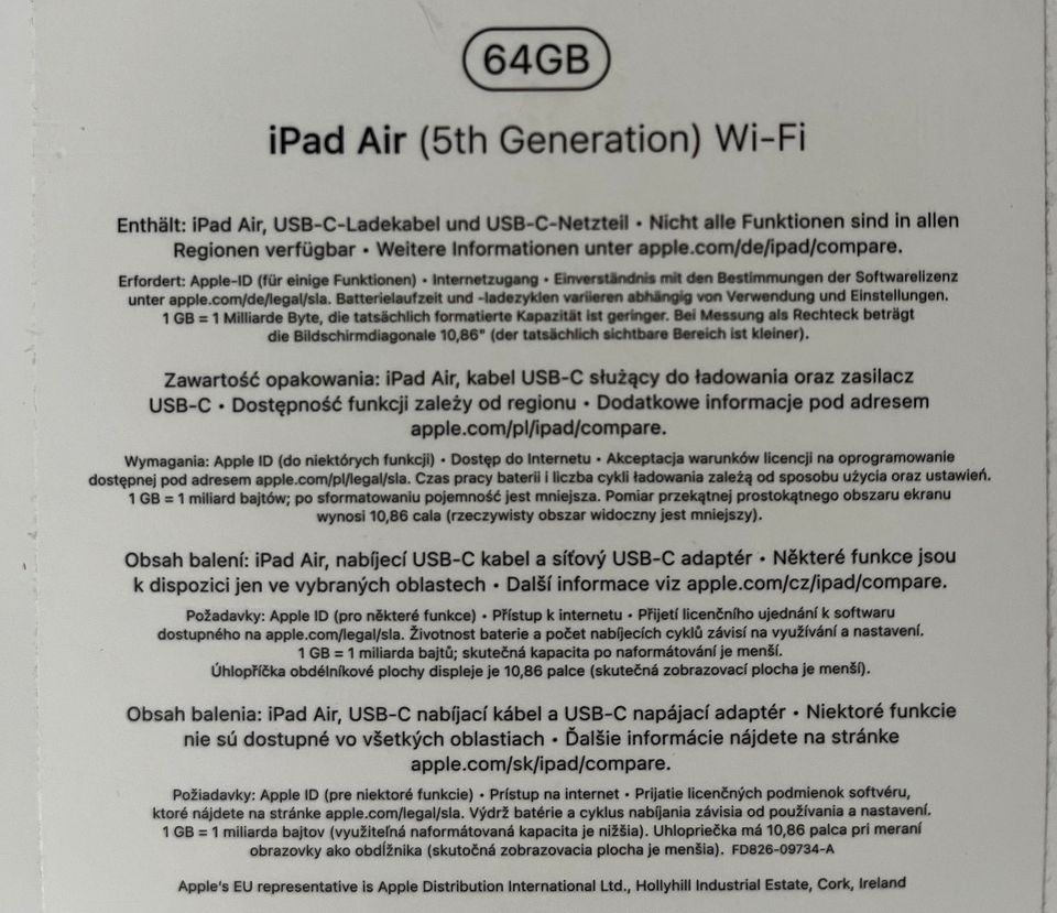 iPad Air 5th Generation in Nordhausen