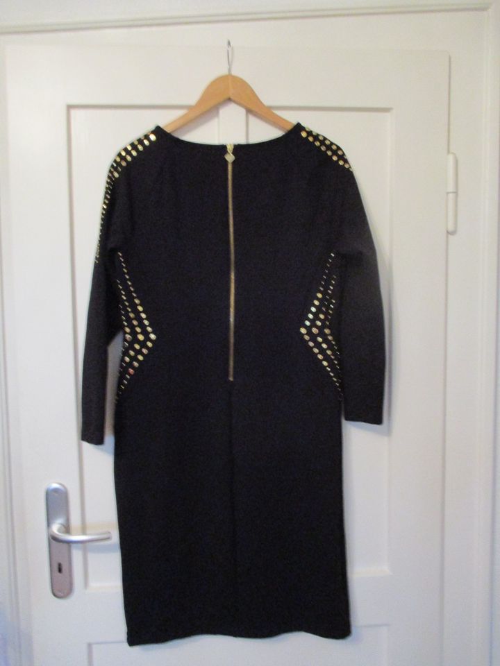 Kleid von Brian Rennie Schwarz Gold Designermode Gr. L/40 in Berlin