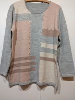 Damen-Pullover, grau-bunt, Gr. 40/42 Sachsen-Anhalt - Burg Vorschau