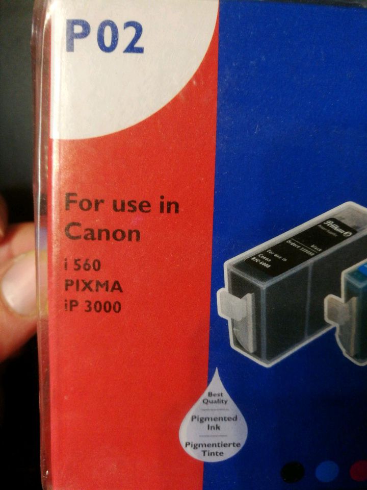 Pelikan Tintenpatronen Ink Cartridge P02 3eBK für CANON Pixma in Kempten