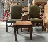 Top Antike Sitzgruppe 2x Sessel + Tisch Vintage altes grün Kolonial-Stil aus Insolvenz Hessen - Offenbach Vorschau