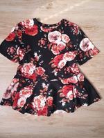 Shein Shirt Top schößchen L 40 42 schwarz rot Rosen Rheinland-Pfalz - Trier Vorschau
