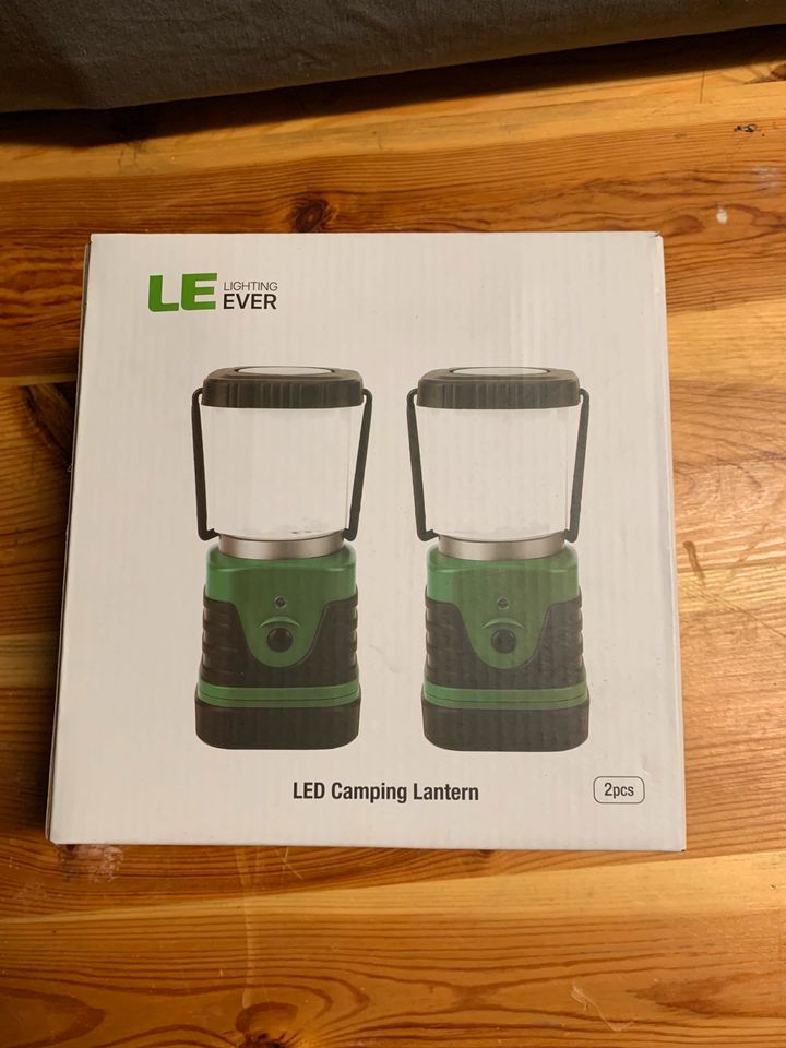 LE LED Campinglampe Lighting Ever Lampe Akku wandern neu 2x in Braunschweig