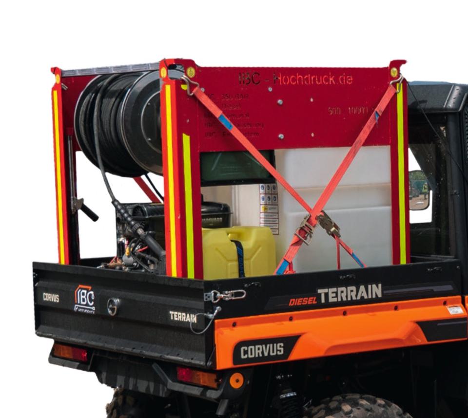 Hochdruck Löschsystem für UTV Pickup Feuerwehr Waldbrand in Manching