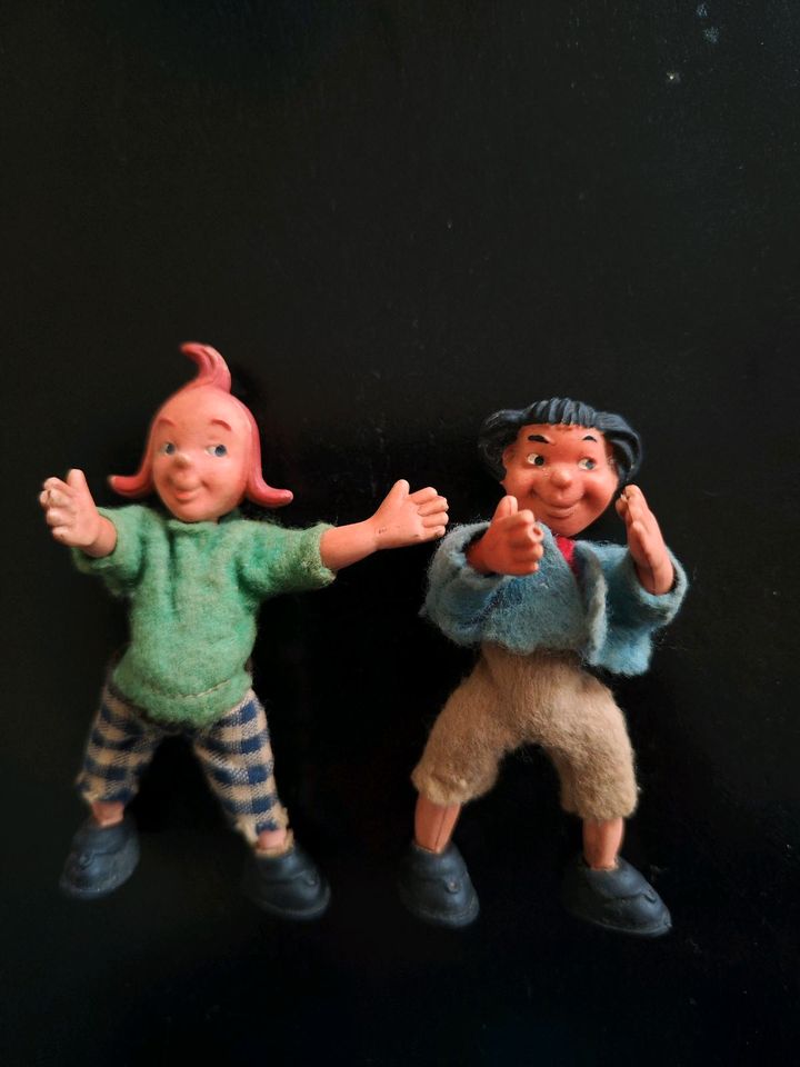 Max und Moritz Biegefiguren von Steiff, 10cm, 50-60 Jahre in Neumünster