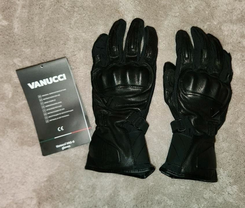 VANUCCI VAG-6 DAMEN HANDSCHUHE Motorrad Leder in Bünde