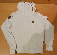 Naketano Sweatshirt lange Kapuze, weiß meliert,  Gr. S West - Griesheim Vorschau