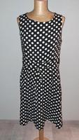 C & A Kleid Yessica Polka dots Rockabilly schwarz weiß L 40 Hessen - Büttelborn Vorschau