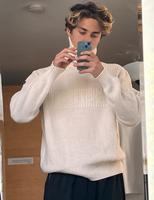 Vintage USA Schott NYC Echte Wolle Rollkragenpullover Creme Neuhausen-Nymphenburg - Neuhausen Vorschau