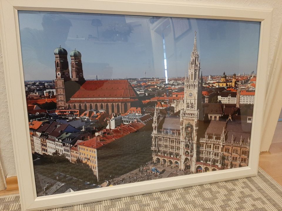 München Marienplatz Bild Ikea Viserum Rahmen 50x70 in München