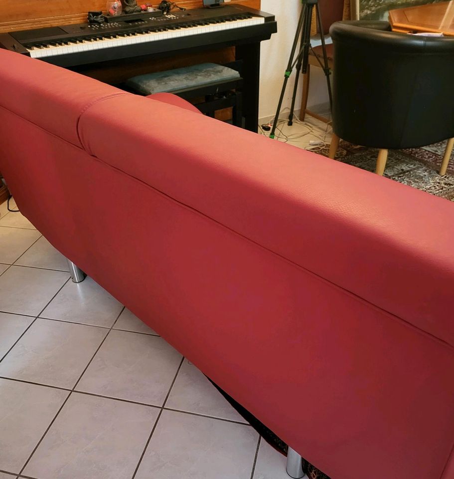 Kunstleder Sofa Zweisitzer wie Neu in Konstanz