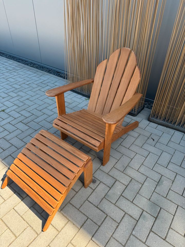 Gloster Premium Andirondack Chair Sessel Teak sehr hoher NP in Seevetal