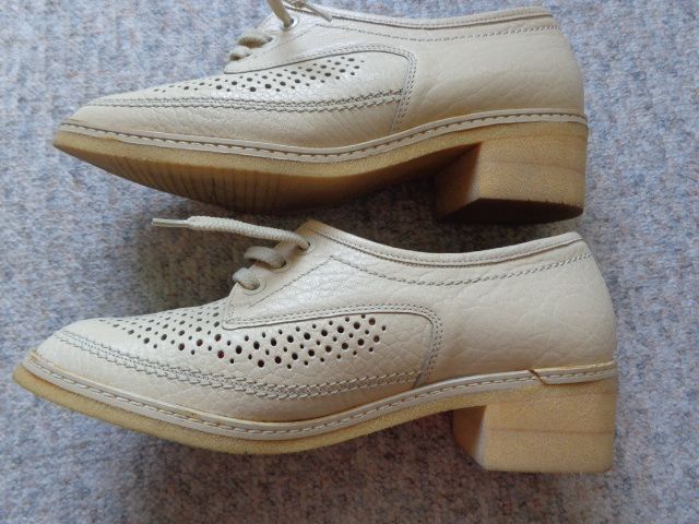 Damenschuhe Halbschuhe Spiess Gr. 5 bzw. Gr. 38, beige Leder in Hamburg