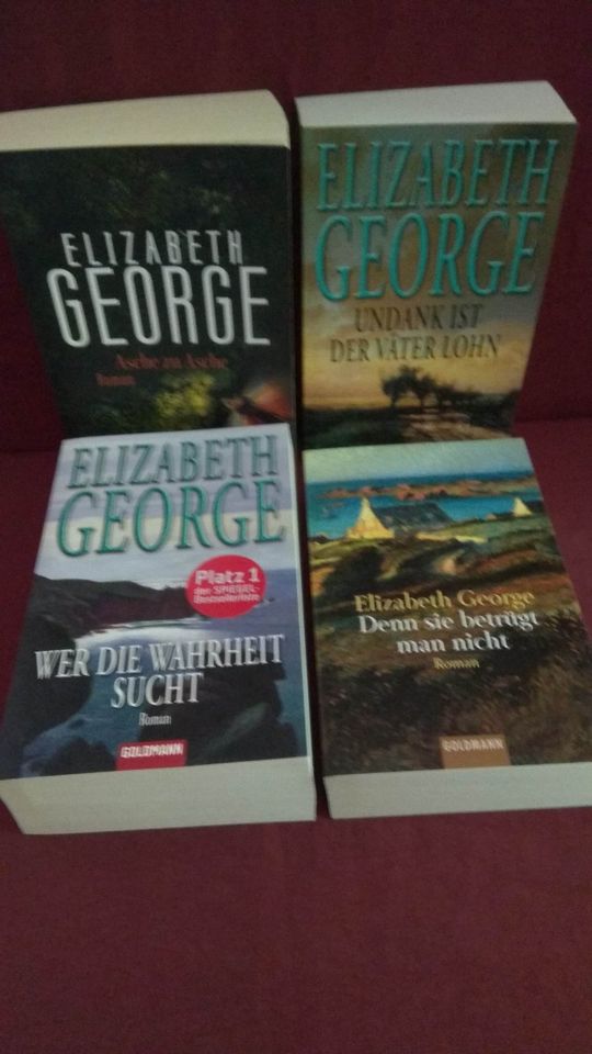 Für Buchliebhaber - 7 Bücher von Elizabeth George in Delitzsch