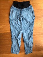 Sommerhose, Mama, H&M, leicht, denimblau, Lyocell Sachsen-Anhalt - Halle Vorschau