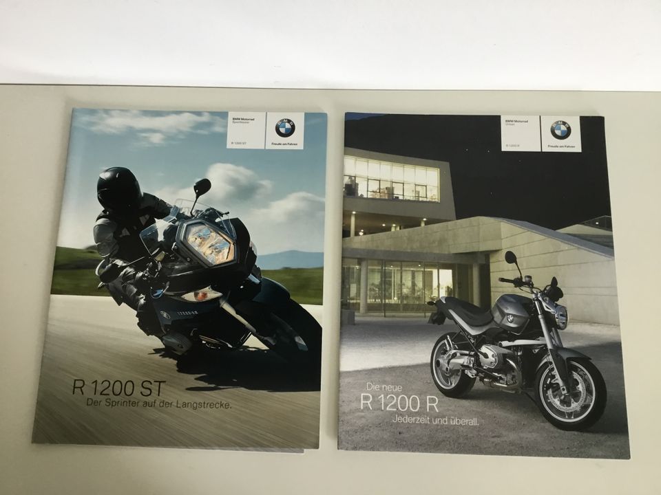 BMW Motorrad Prospekte ab 2000 in Ulm