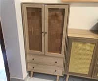 ♥️ Hochschrank Wiener Geflecht ♥️ Kommode Sideboard Wohnzimmer Wandsbek - Steilshoop Vorschau