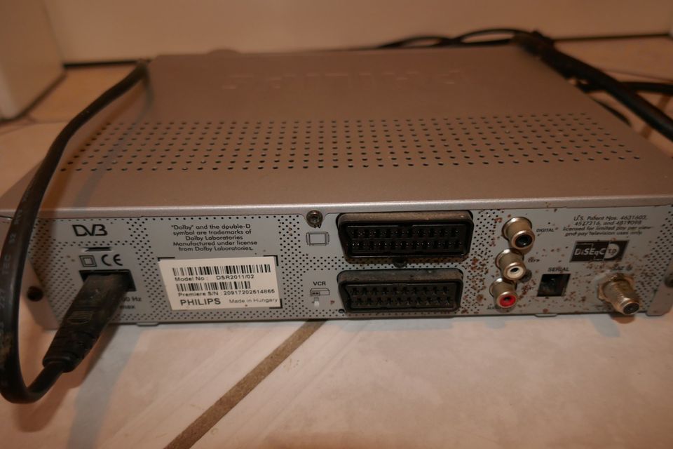 Philips DSR 2011 Digital Sat Receiver in Wangerland