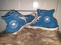 Converse Chucks 38 Blau Cord gestickt Sachsen-Anhalt - Magdeburg Vorschau