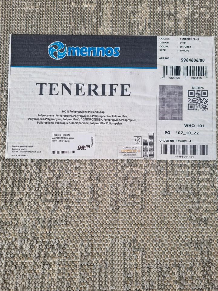 Poco Teppich Tenerife - 200x290 *gut erhalten* in Lübeck