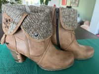 Mustang Stiefeletten Stiefel Schuhe Gr 38 braun neuwertig Bochum - Bochum-Südwest Vorschau