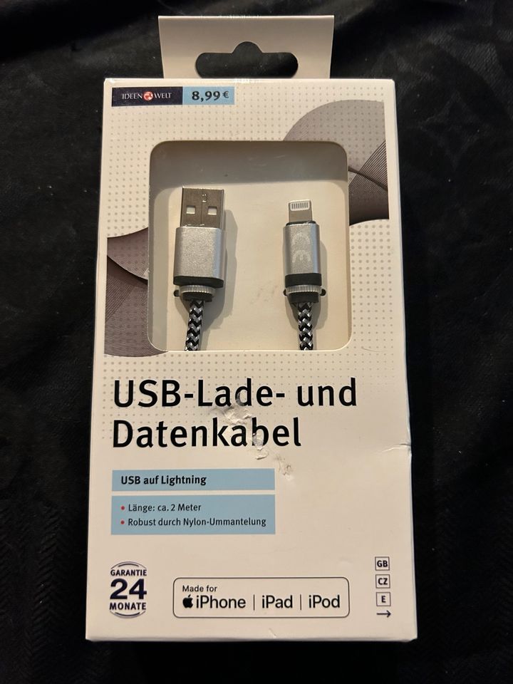 USB auf Lightning Lade und Datenkabel NEU in Schwarzenbruck