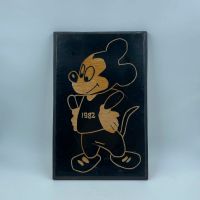 Vintage Mickey Mouse Holztafel Micky Maus Bild Relief Retro Nordrhein-Westfalen - Ahaus Vorschau