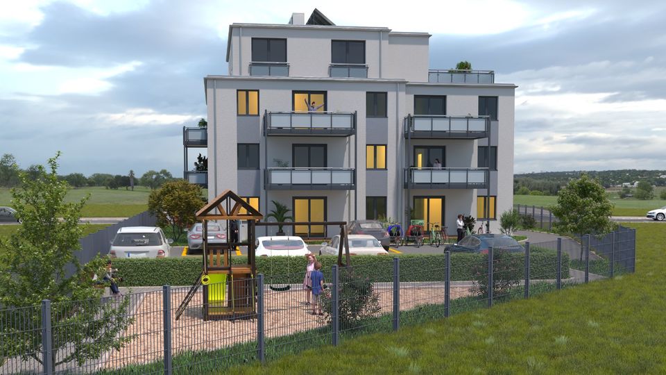 WE 04, Projekt Wohnglück mit 10 Wohneinheiten: 2-Zimmer-Wohnung mit offenem Grundriss und Balkon in Castrop-Rauxel