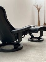 Stressless Ekornes Schwarz Relax Liege Drehsessel Sessel Leder Baden-Württemberg - Reutlingen Vorschau