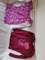 2x Mädchen Longsleeve 128 Schmetterlinge/Einhörner & Katze Bayern - Erlangen Vorschau