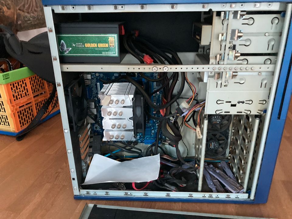 PC Tower Intel I5, 8GB Ram, Blau Top incl Netzteil in Hanau