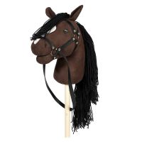 Hobby Horse Steckenpferd braun mit offenem Maul & Zügeln Bayern - Griesstätt Vorschau